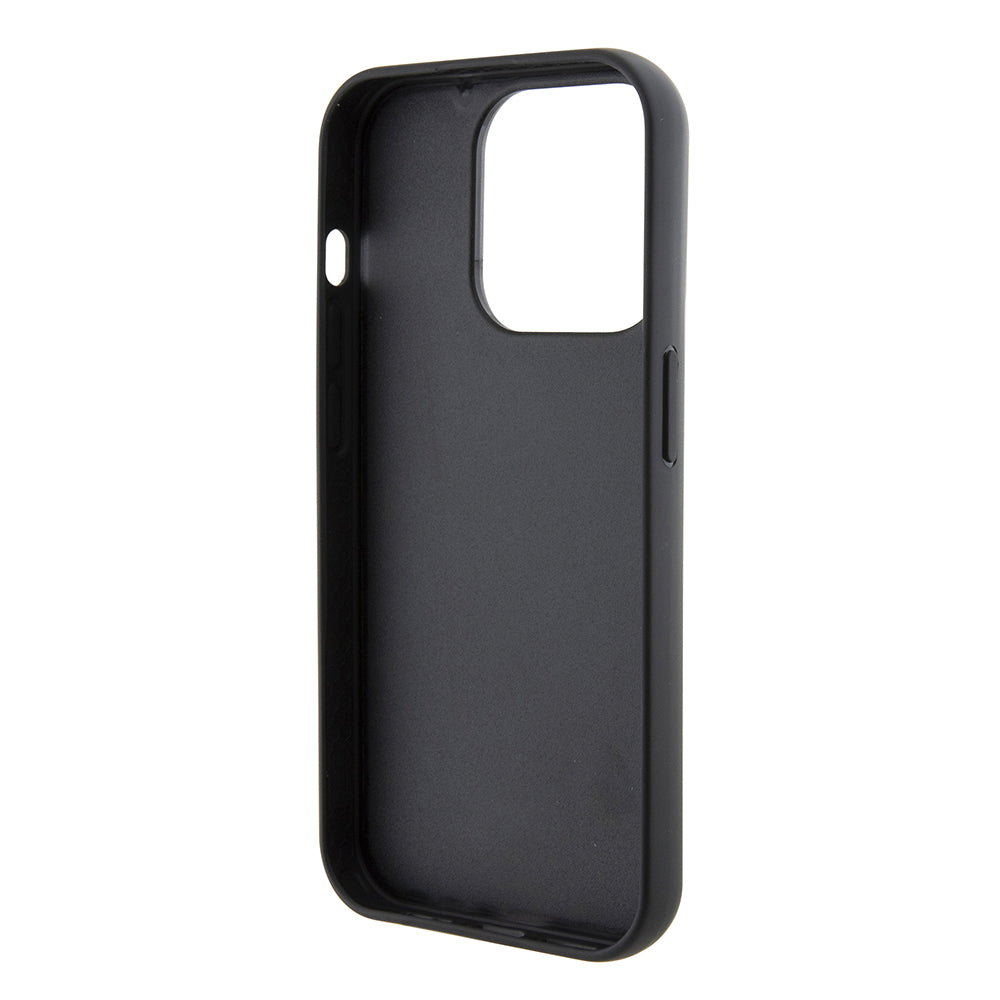Futrola MagSafe za Apple iPhone 15 Pro, Karl Lagerfeld, Saffiano Gripstand Choupette, Crna