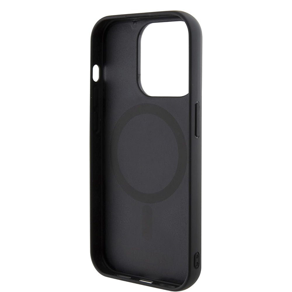 Futrola MagSafe za Apple iPhone 15 Pro Max, Guess, PU G Cube, Crna
