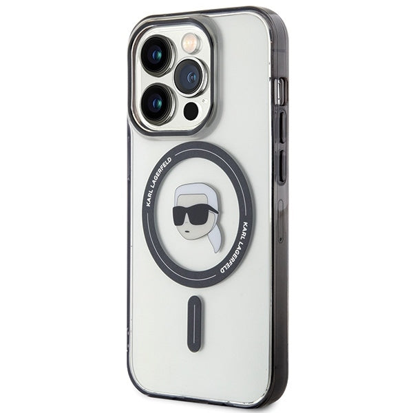 Futrola MagSafe za Apple iPhone 15 Pro Max, Karl Lagerfeld, IML Karl's Head, Providna