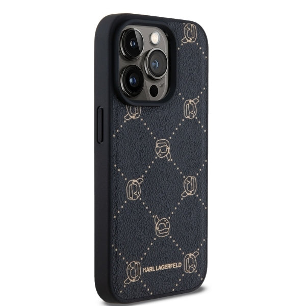 Futrola MagSafe za Apple iPhone 15 Pro Max, Karl Lagerfeld, Karl's Head, Crna