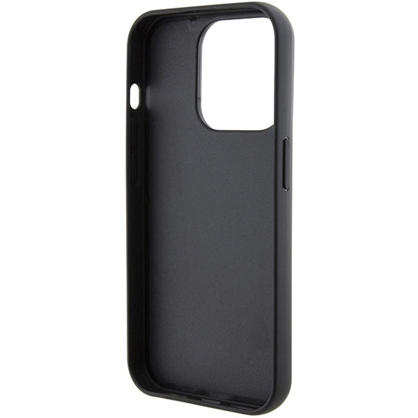 Futrola MagSafe za Apple iPhone 15 Pro Max, Karl Lagerfeld, Saffiano Gripstand Choupette, Crna