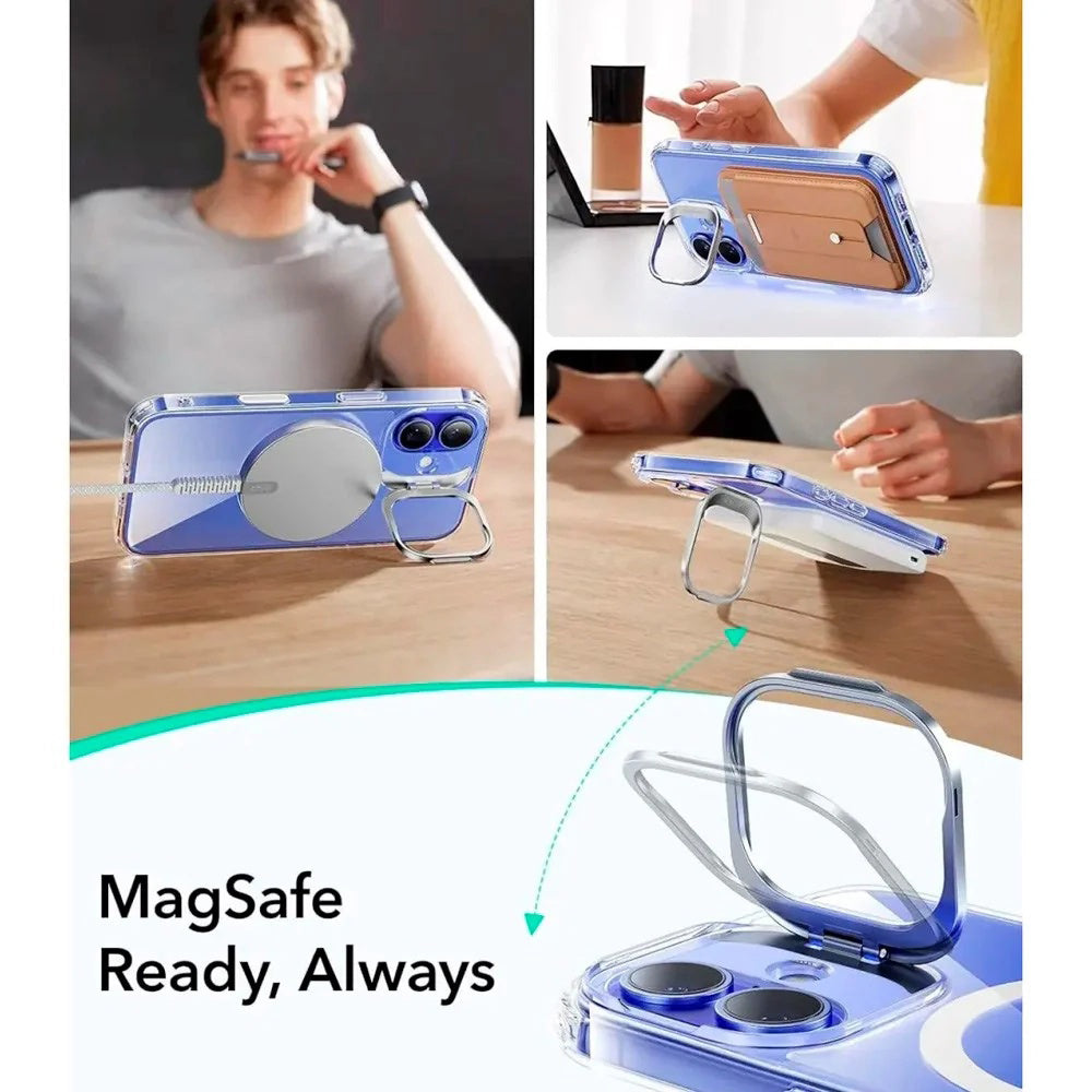 Futrola MagSafe za Apple iPhone 16, ESR, Classic Hybrid Kickstand Slide, Providna