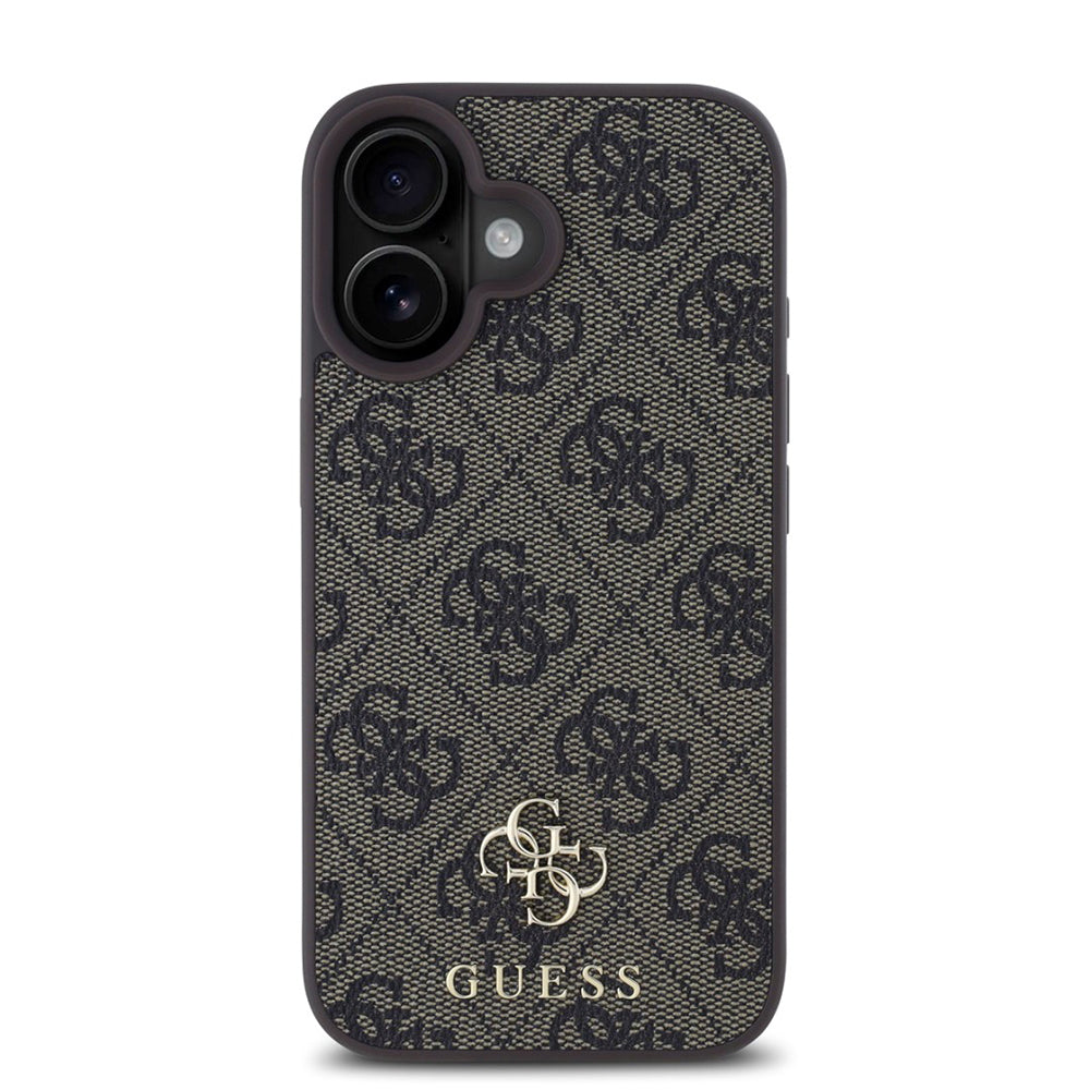 Futrola MagSafe za Apple iPhone 16, Guess, 4G Classic, Braon