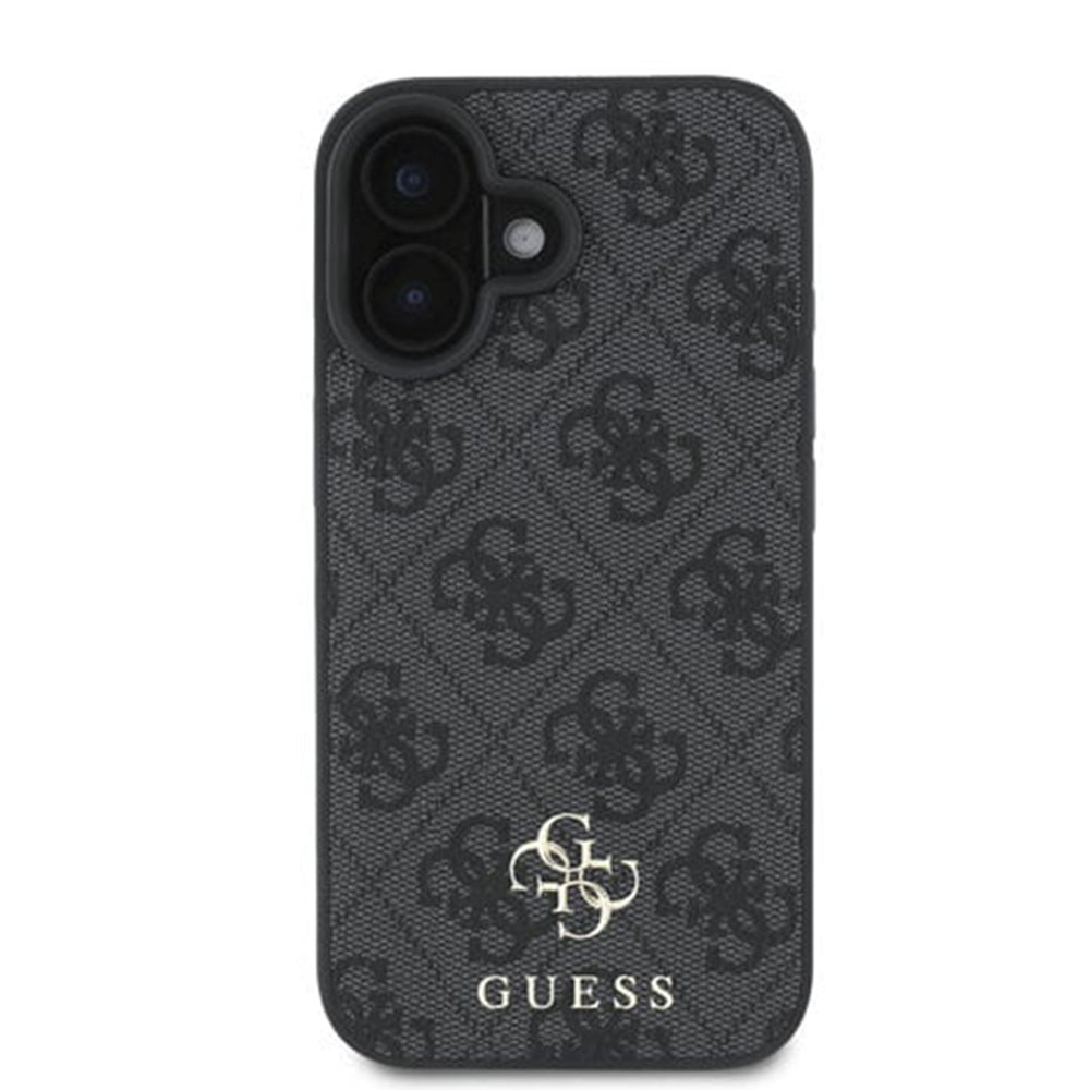 Futrola MagSafe za Apple iPhone 16, Guess, 4G Classic, Crna