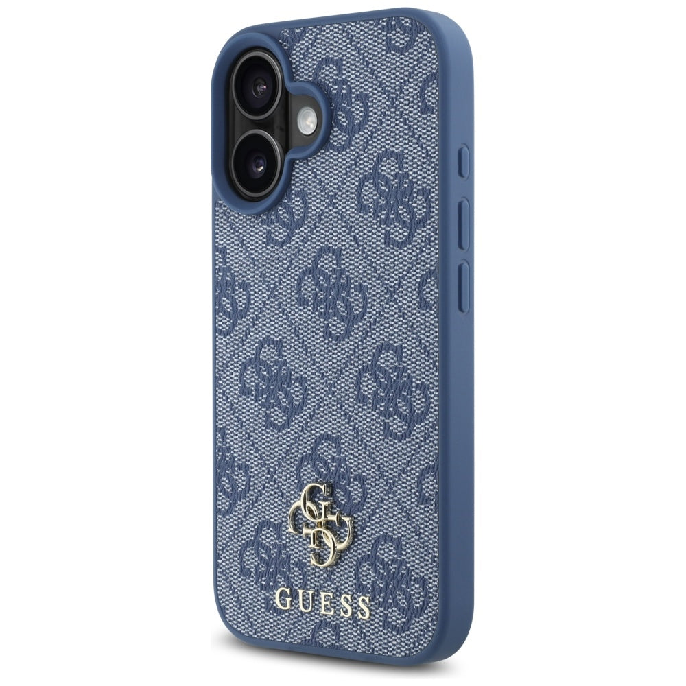 Futrola MagSafe za Apple iPhone 16, Guess, 4G Small and Classic Logo, Plava