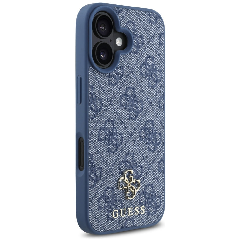 Futrola MagSafe za Apple iPhone 16, Guess, 4G Small and Classic Logo, Plava
