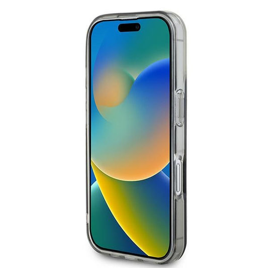 Futrola MagSafe za Apple iPhone 16, Guess, IML Flowers Wreath, Crna