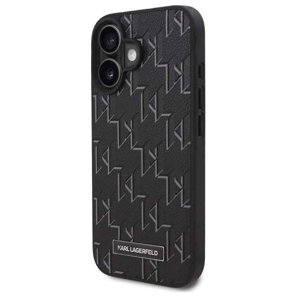 Futrola MagSafe za Apple iPhone 16, Karl Lagerfeld, Hot Stamp, Crna