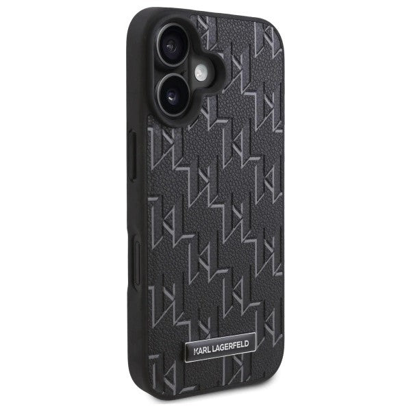 Futrola MagSafe za Apple iPhone 16, Karl Lagerfeld, Hot Stamp, Crna