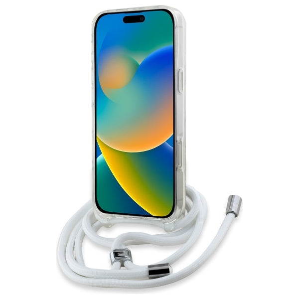 Futrola MagSafe za Apple iPhone 16, Karl Lagerfeld, IML Crossbody Karl's Head, Transparentna