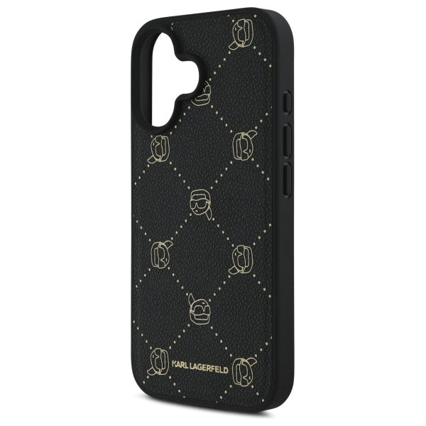 Futrola MagSafe za Apple iPhone 16, Karl Lagerfeld, Karl's Head, Crna