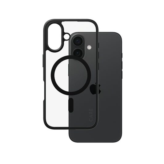 Futrola MagSafe za Apple iPhone 16, PanzerGlass, Care Urban Combat, Crna Transparentna