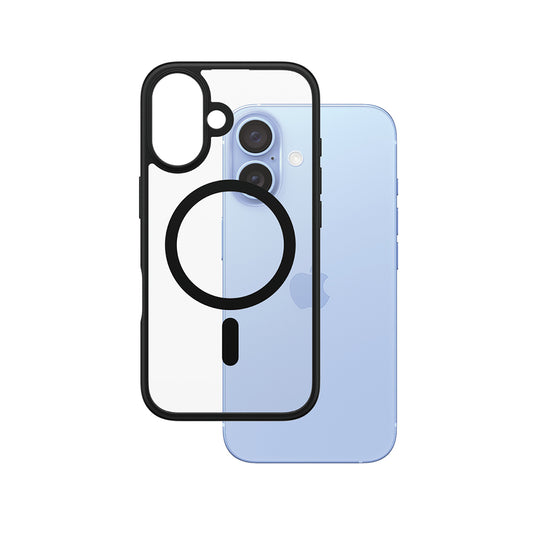 Futrola MagSafe za Apple iPhone 16, PanzerGlass, Frame, Crna Transparentna