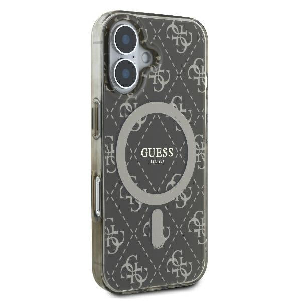 Futrola MagSafe za Apple iPhone 16 Plus, Guess, IML 4G Background, Braon