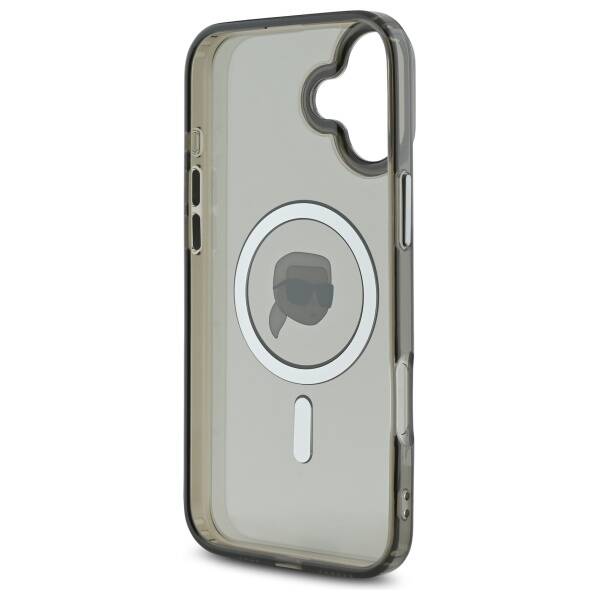 Futrola MagSafe za Apple iPhone 16 Plus, Karl Lagerfeld, IML Karl's Head, Crna