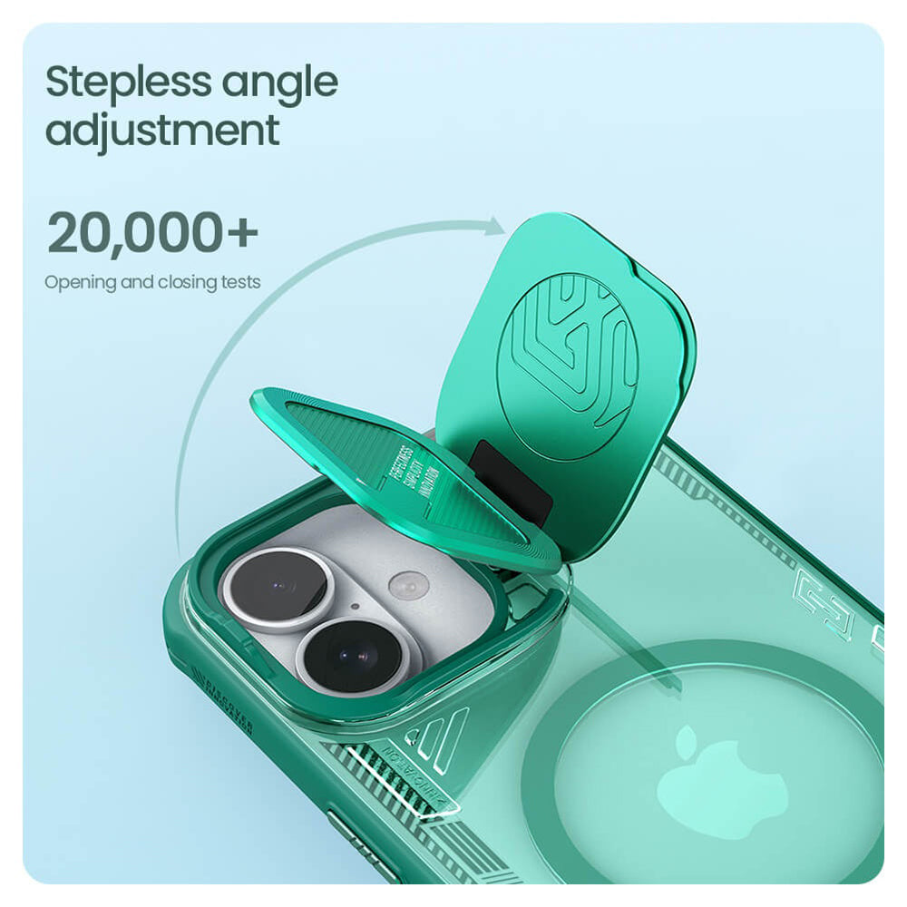 MagSafe futrola za Apple iPhone 16 Plus, Nillkin, Iceblade Prop bez otvora za kameru, Zelena
