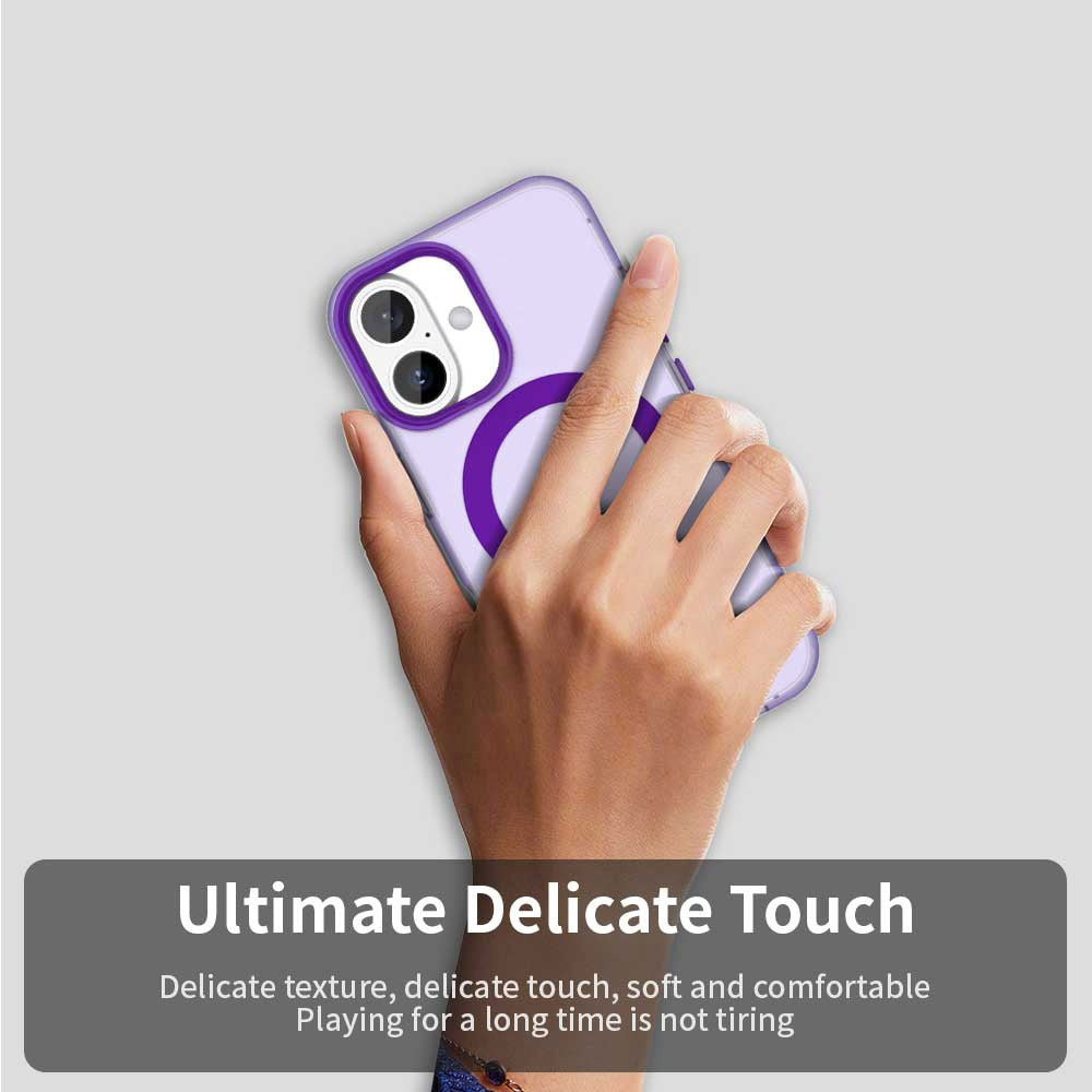 MagSafe futrola za Apple iPhone 16 Plus, Techsuit, CandyCase, Ljubičasta