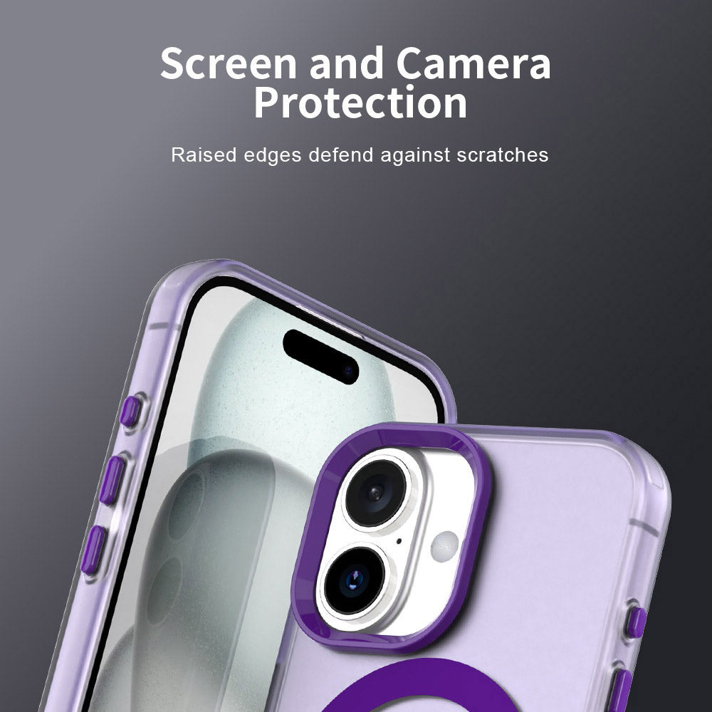 MagSafe futrola za Apple iPhone 16 Plus, Techsuit, CandyCase, Ljubičasta