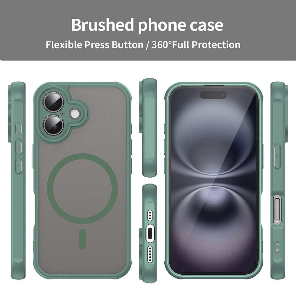 MagSafe futrola za Apple iPhone 16 Plus, Techsuit, HaloFrost II, Zelena