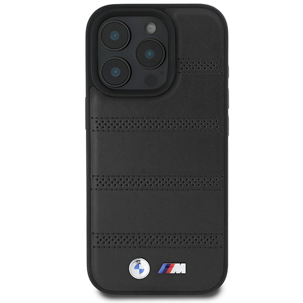 Futrola MagSafe za Apple iPhone 16 Pro, BMW, M Perforated And Stitched Line, Crna