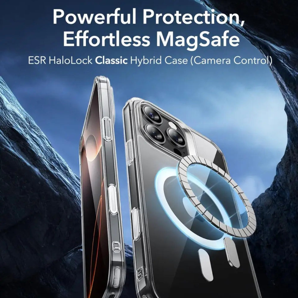 Husa MagSafe za Apple iPhone 16 Pro, ESR, Classic Hybrid Slide, Crna Satinirana