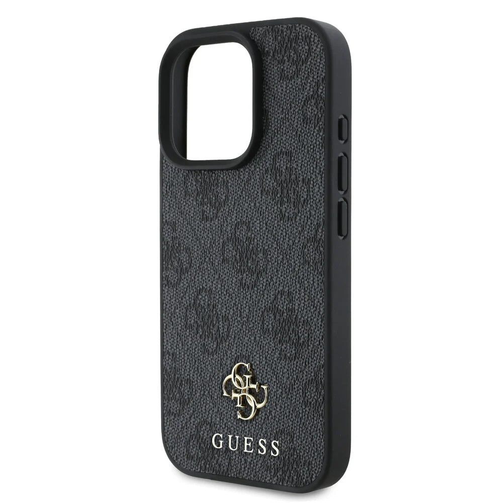 Futrola MagSafe za Apple iPhone 16 Pro, Guess, 4G Classic, Crna