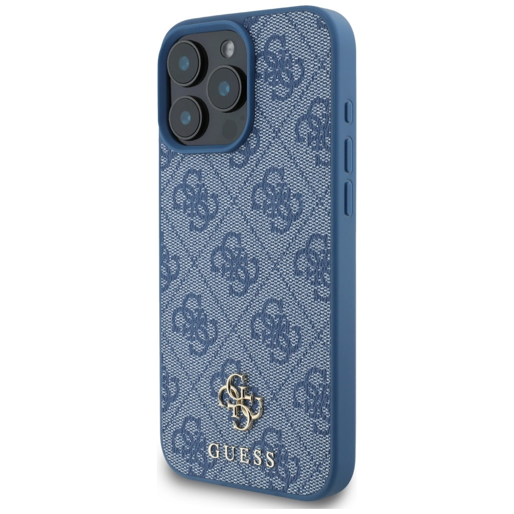 Futrola MagSafe za Apple iPhone 16 Pro, Guess, 4G Small and Classic Logo, Plava