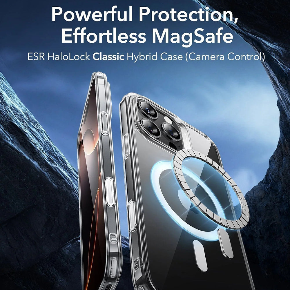 Husa MagSafe za Apple iPhone 16 Pro Max, ESR, Classic Hybrid Slide, Crna Satinirana