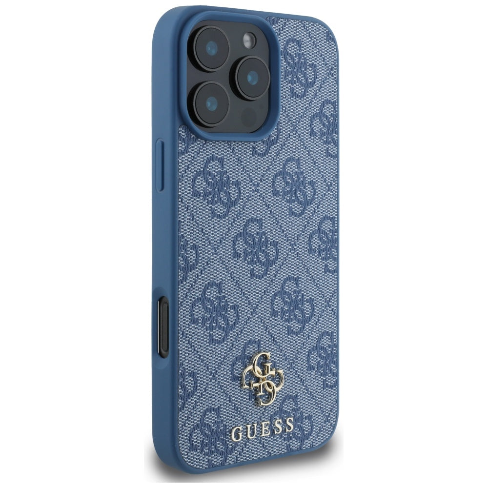 Futrola MagSafe za Apple iPhone 16 Pro Max, Guess, 4G Small and Classic Logo, Plava