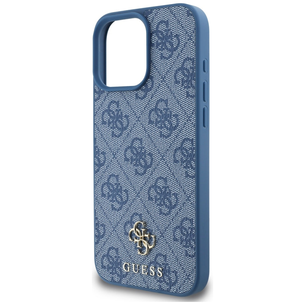 Futrola MagSafe za Apple iPhone 16 Pro Max, Guess, 4G Small and Classic Logo, Plava