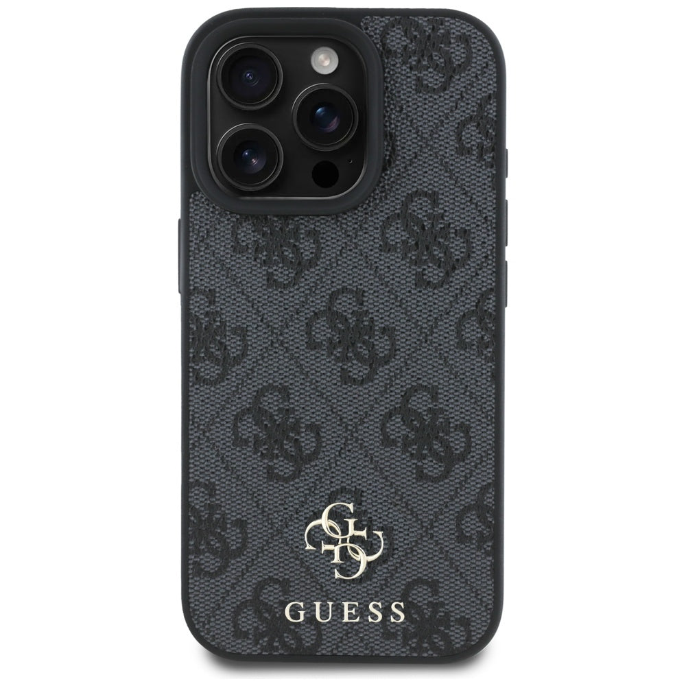 Futrola MagSafe za Apple iPhone 16 Pro Max, Guess, 4G Small and Classic Logo, Crna