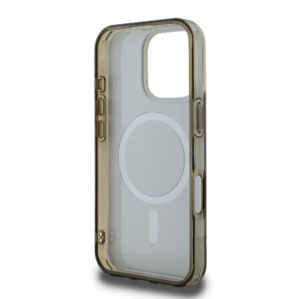 Futrola MagSafe za Apple iPhone 16 Pro Max, Guess, IML 4G Background, Braon