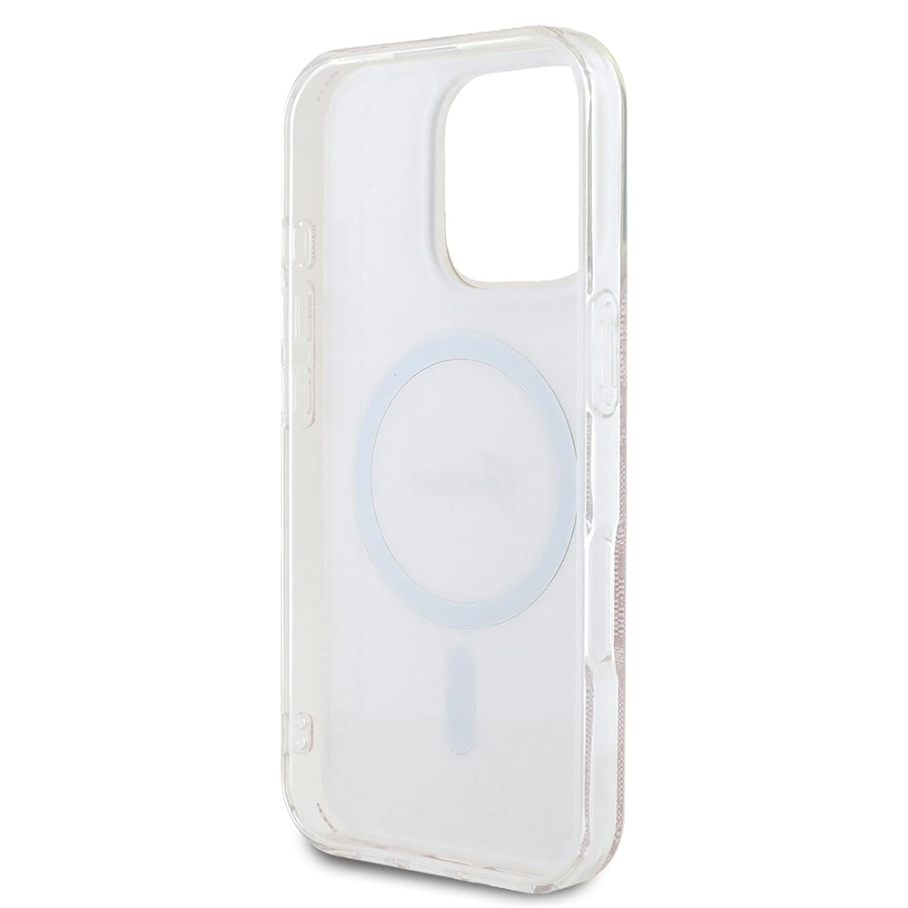 Futrola MagSafe za Apple iPhone 16 Pro Max, Guess, IML 4G, Roze