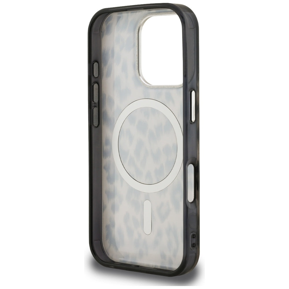 Futrola MagSafe za Apple iPhone 16 Pro Max, Karl Lagerfeld, IML Leopard Pattern, Braon