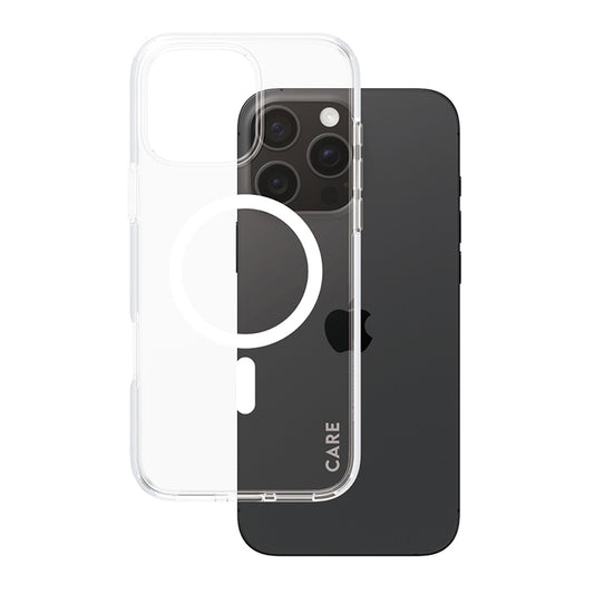 Futrola MagSafe za Apple iPhone 16 Pro Max, PanzerGlass, Care Urban Combat, Bela Transparentna