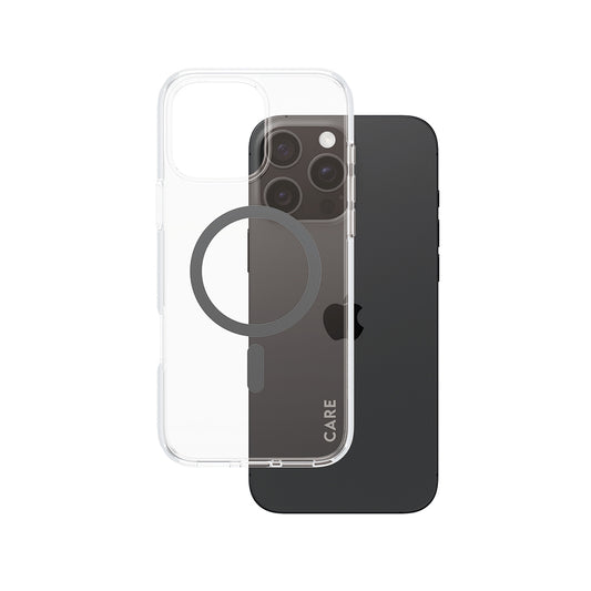 Futrola MagSafe za Apple iPhone 16 Pro Max, PanzerGlass, Care Urban Combat, Crna Transparentna