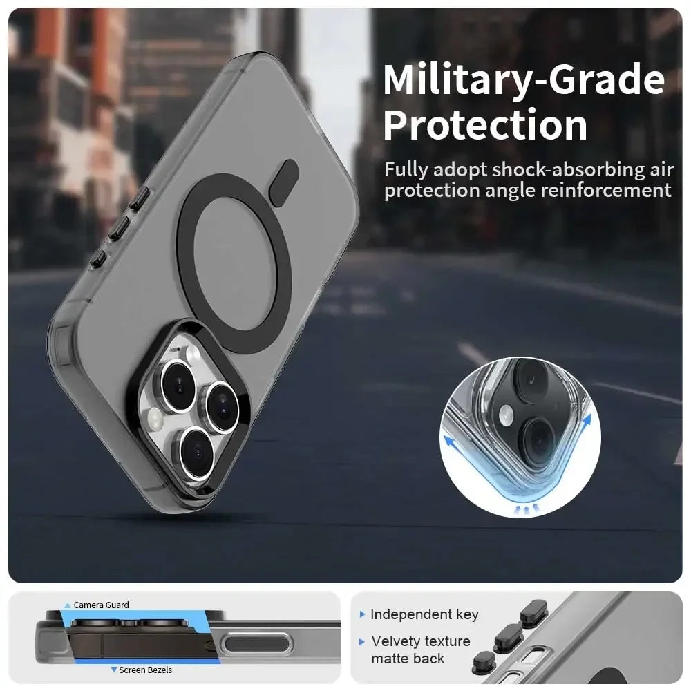 MagSafe futrola za Apple iPhone 16 Pro Max, Techsuit, CandyCase, Ljubičasta