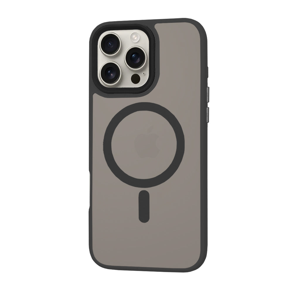 Futrola MagSafe za Apple iPhone 16 Pro Max, Techsuit, HaloFrost, Crna