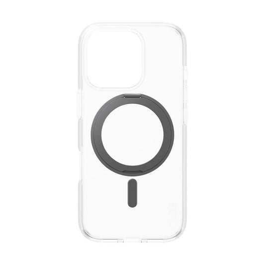 Futrola MagSafe za Apple iPhone 16 Pro, PanzerGlass, Care Feature Kickstand, Crna Transparentna