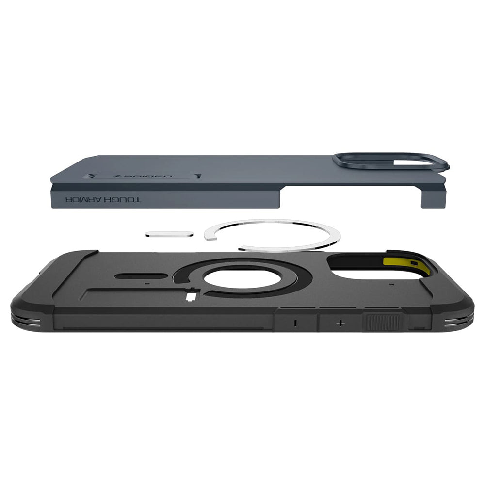 Futrola MagSafe za Apple iPhone 16 Pro, Spigen, Tough Armor, Plava ACS08147