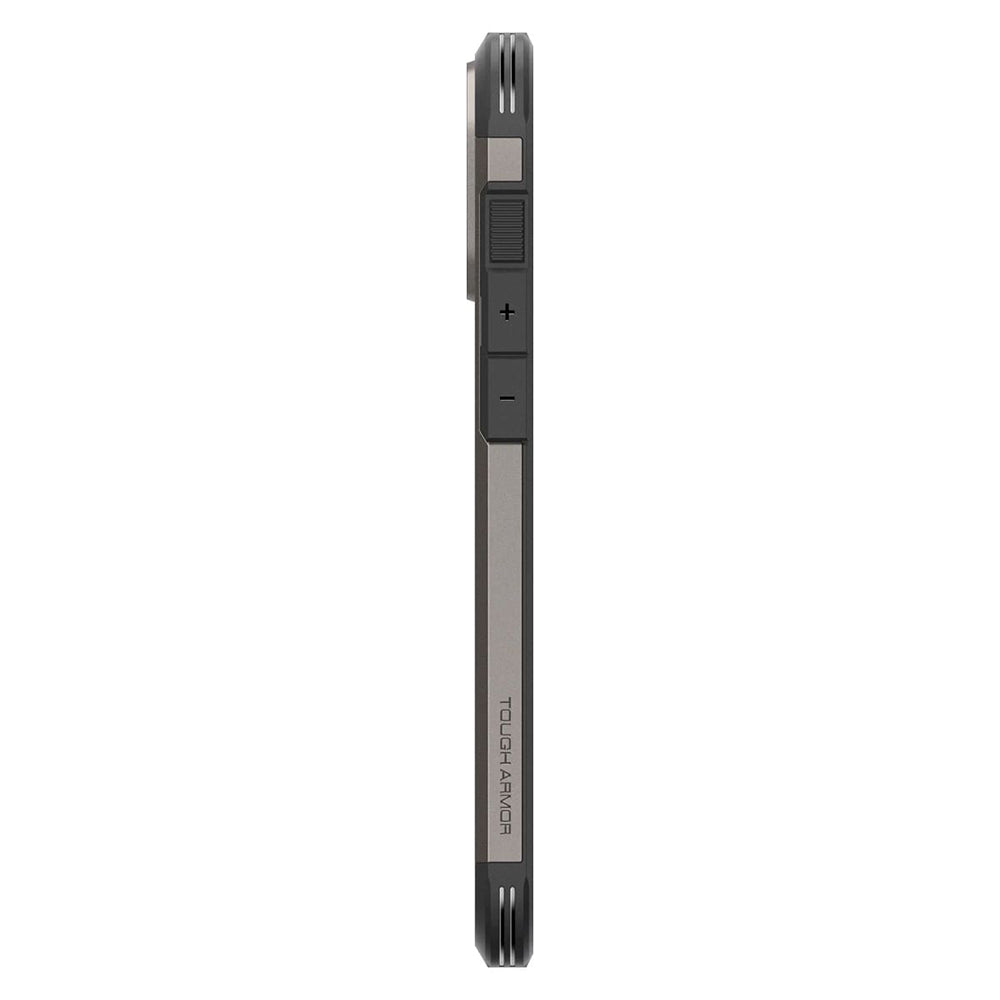 Futrola MagSafe za Apple iPhone 16 Pro, Spigen, Tough Armor, Siva ACS08145