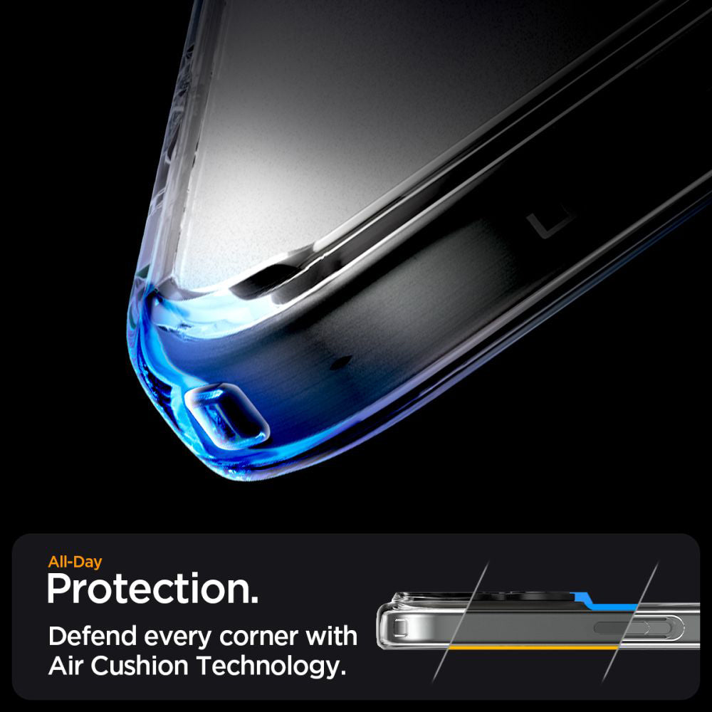 Husa MagSafe za Apple iPhone 16 Pro, Spigen, Ultra Hybrid, Satinirano Transparentna ACS08133