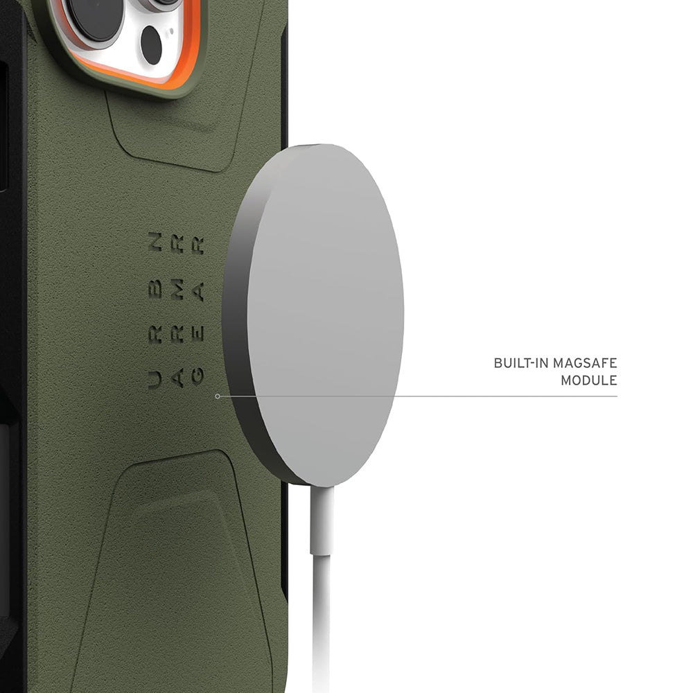 Futrola MagSafe za Apple iPhone 16 Pro, Urban Armor Gear, Civilian, Zelena