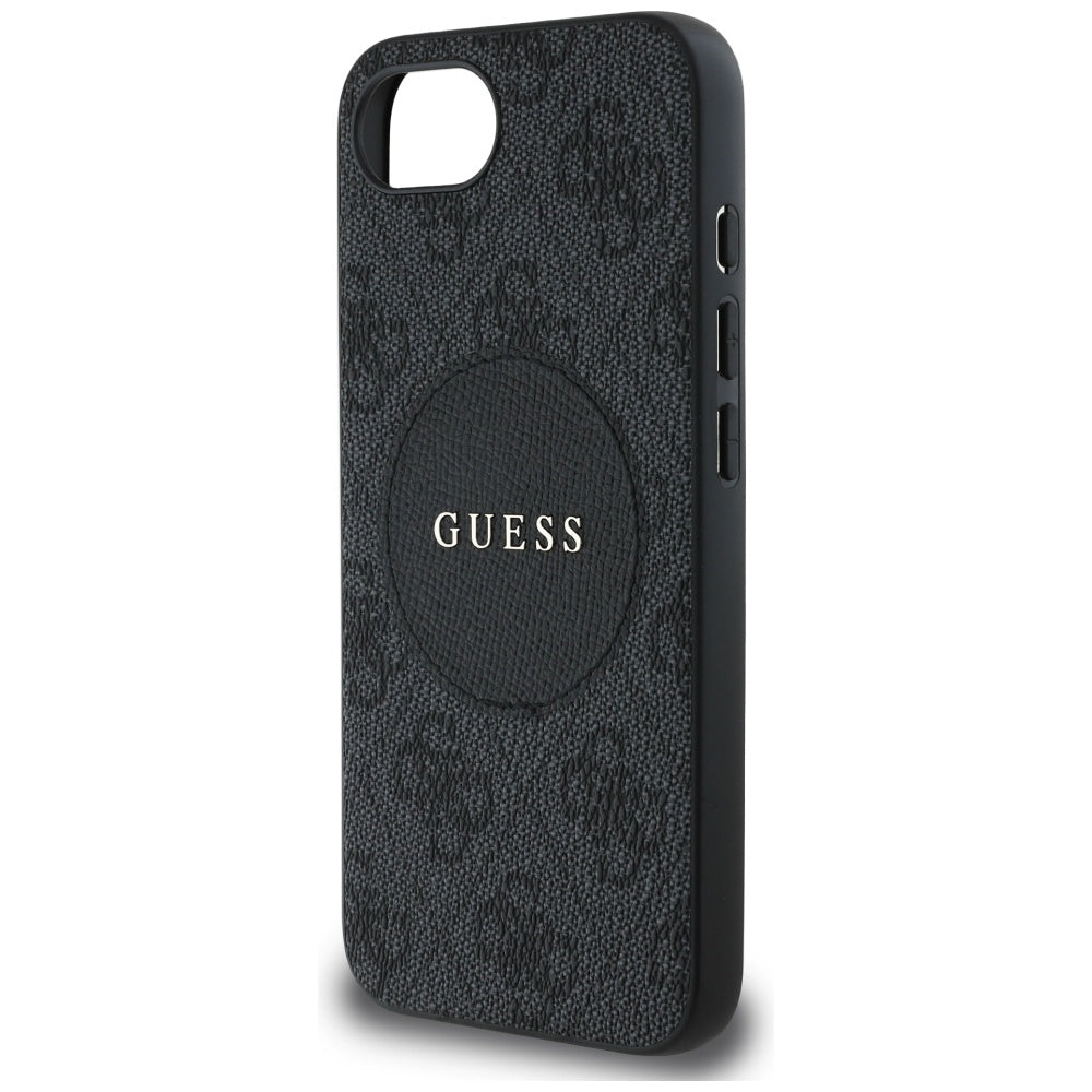 Futrola MagSafe za Apple iPhone 17e / 16e, Guess, 4G Circle Classic Logo, Crna