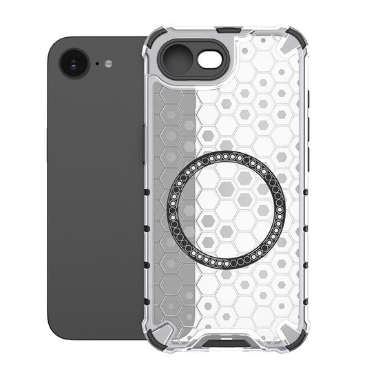 MagSafe futrola za Apple iPhone 17e / 16e, Techsuit, HoneyComb Shield, Bela
