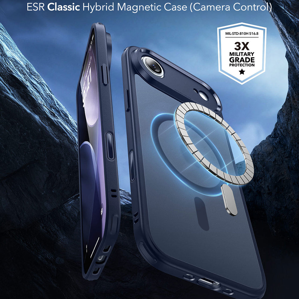 Futrola MagSafe za Apple iPhone 17 Air, ESR, Classic Hybrid, Saten Plava