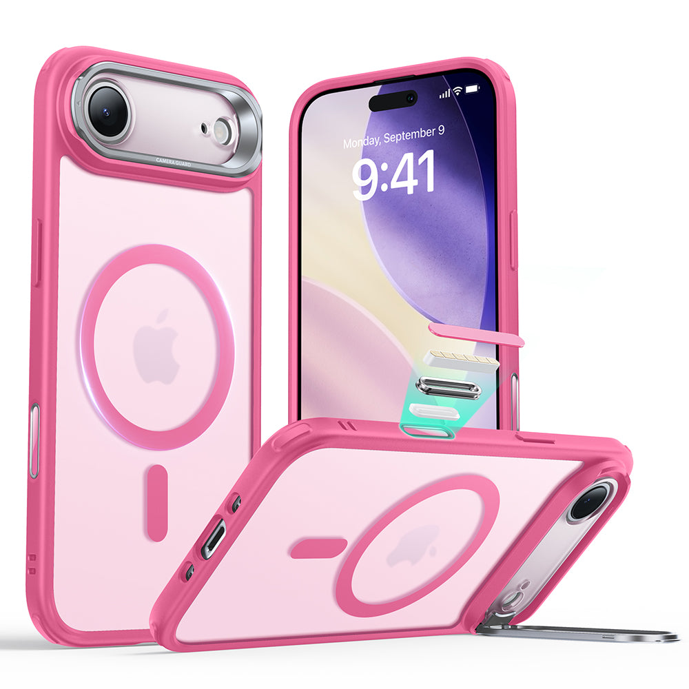 Futrola MagSafe za Apple iPhone 17 Air, ESR, Classic Hybrid Kickstand, Roze Saten