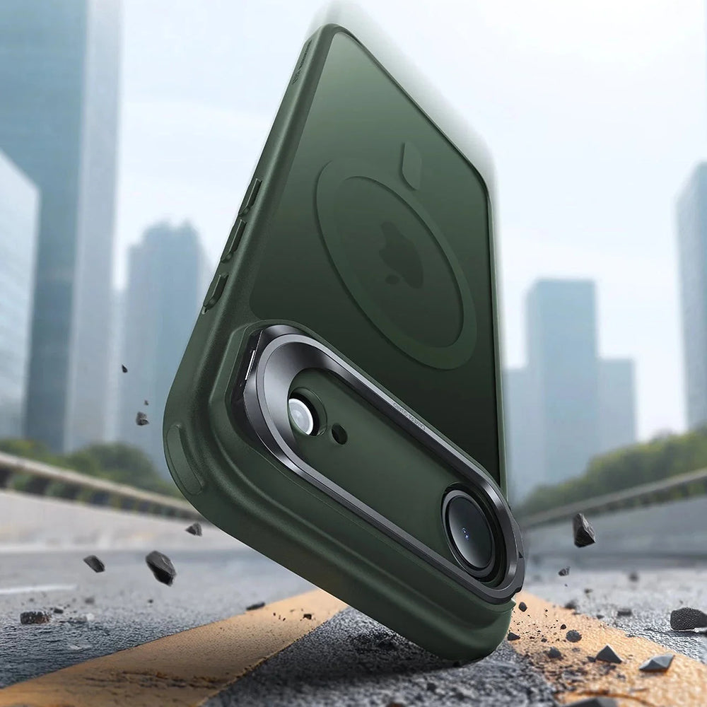 Futrola MagSafe za Apple iPhone 17 Air, ESR, Classic Hybrid Kickstand, Zelena Satenasta