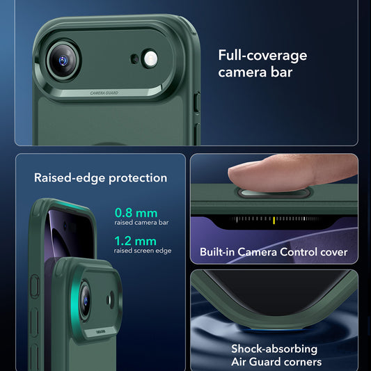 Futrola MagSafe za Apple iPhone 17 Air, ESR, Classic Hybrid, Zelena Satenasta