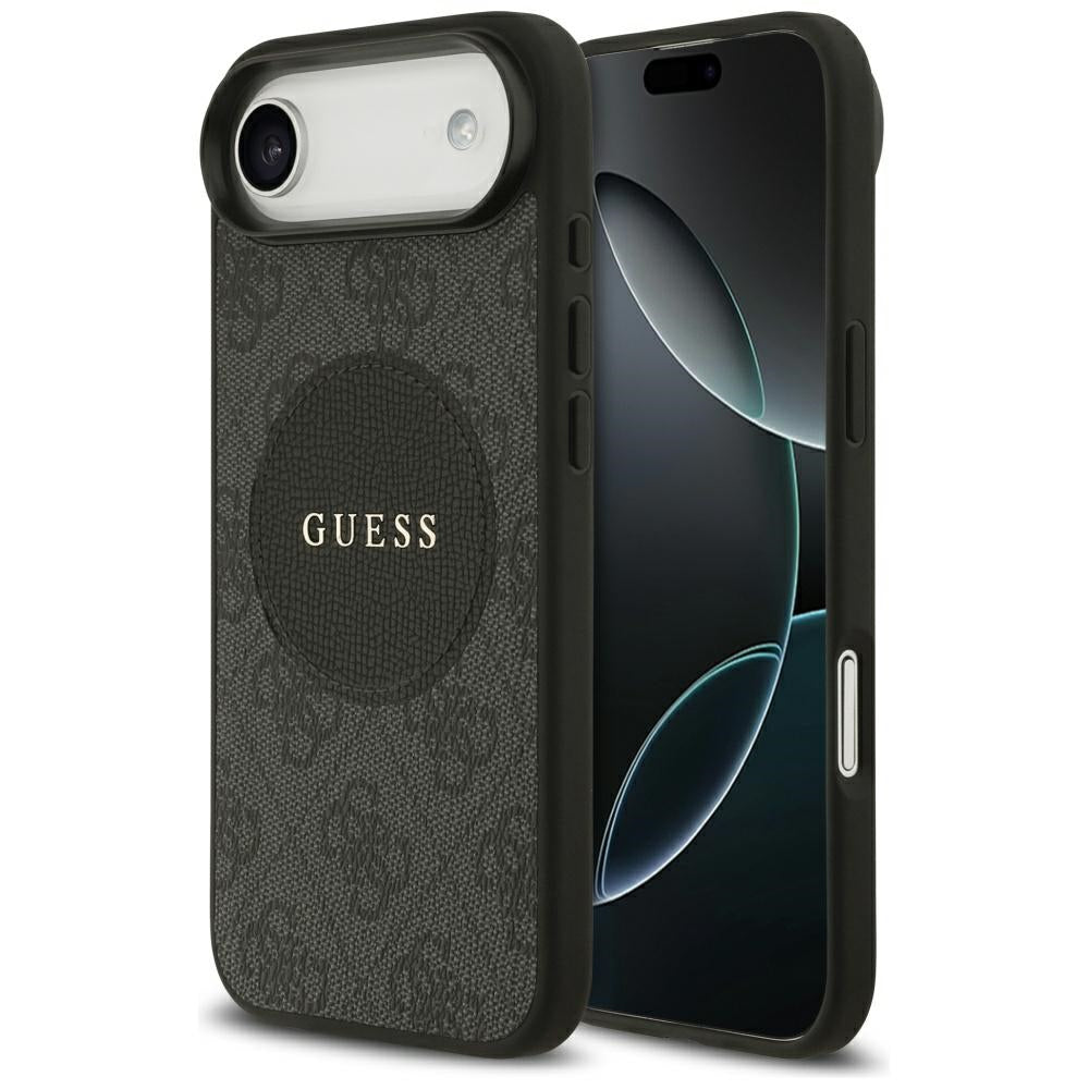 Futrola MagSafe za Apple iPhone 17 Air, Guess, 4G Circle Classic Logo, Crna